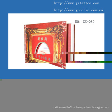 Livre d&#39;enseignement de maquillage permanent (ZX080)